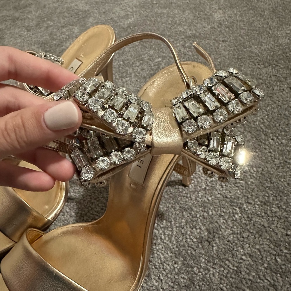 Casadei Rose Gold Heels